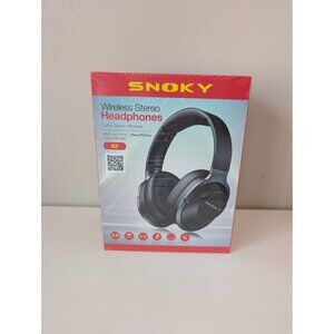 Snoky Wireless Stereo Headphones K8 Bluetooth 5.0 Foldable Over-Ear Black Noise